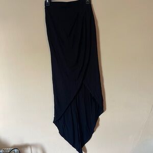 Bebe Wrapped Front Maxi Skirt